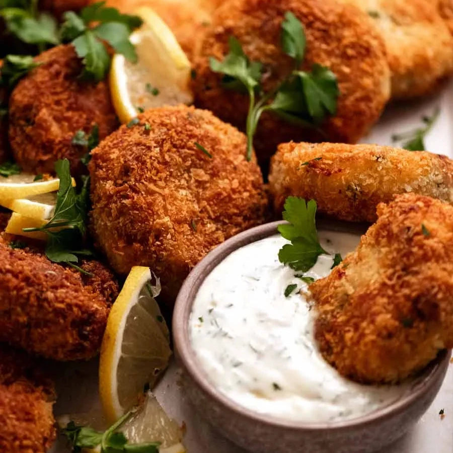 The Queen's Catch: British Fishcakes and Butter Mashed Peas | P