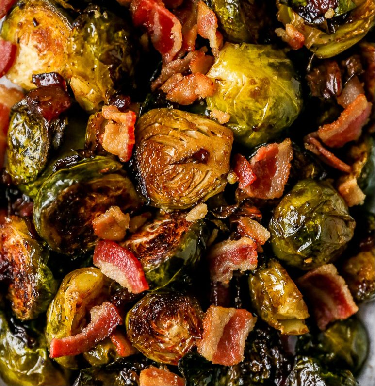 Bacon Balsamic Brussel Sprouts